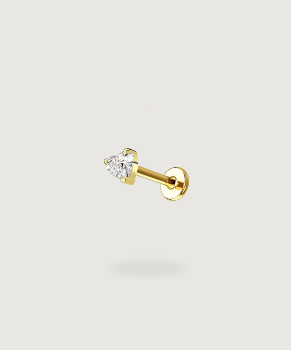 Ohrstecker in Gold mit Zirkonia