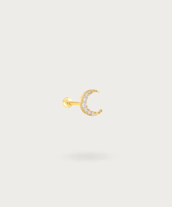 Ohr Tragus Piercing Gold