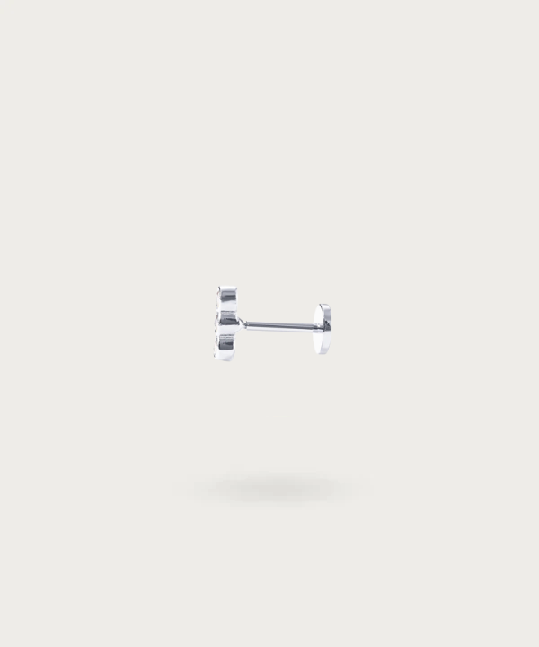 Piercing forward helix Zirkonia Sterling Silber