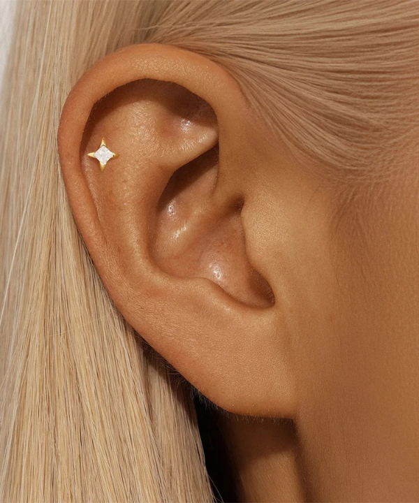 Carmen Helix Ohrstecker, perfekte Kombination aus Luxus und Komfort