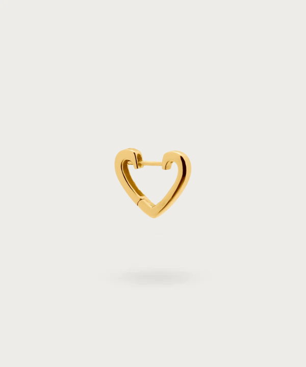 Helix Piercing Ring Herz Ohrläppchen Gold