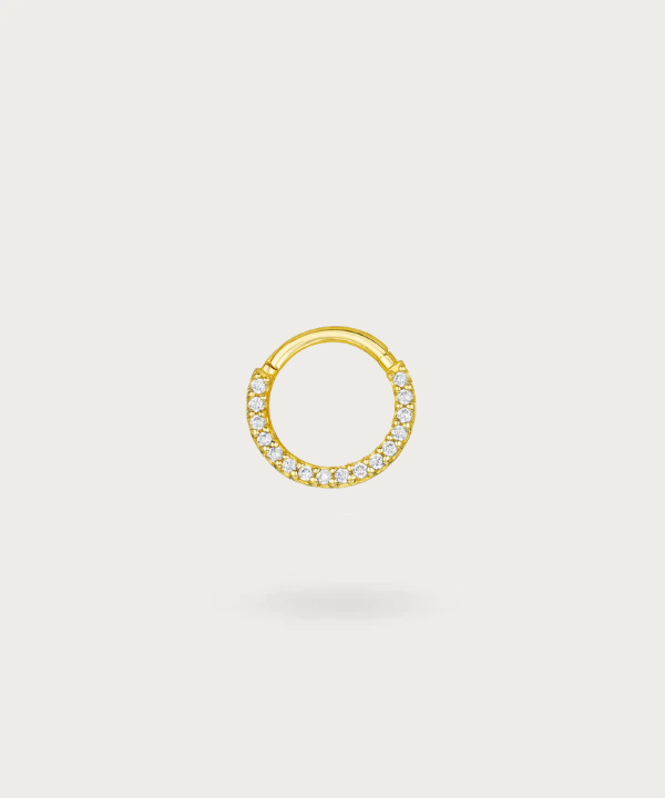 Daith Piercing Ring Gold