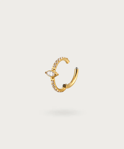 piercing conch titan ring gold