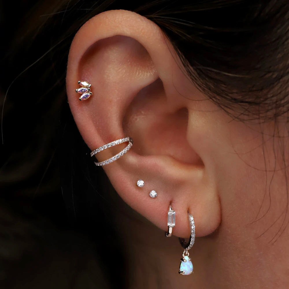 Piercing für Frauen mit Sterlingsilberschmuck