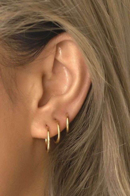 Daith Damen Titan Gold Piercing Ring