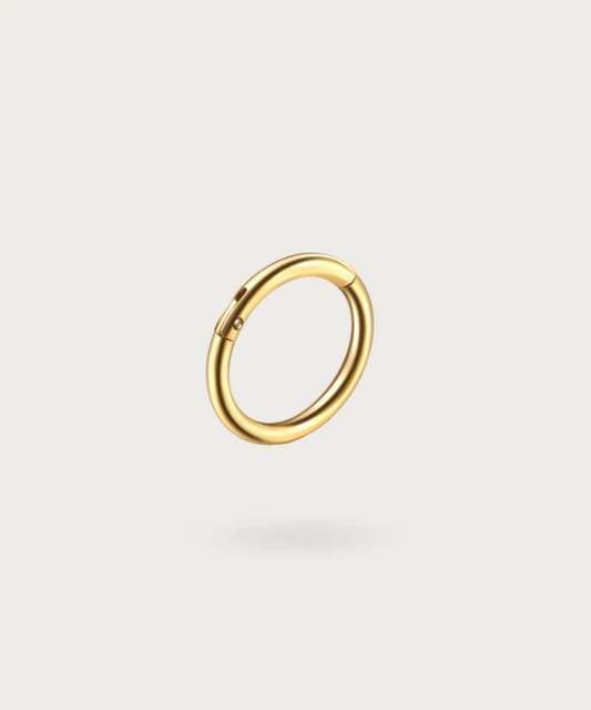 Gold-Titan-Helix-Piercing-Ring