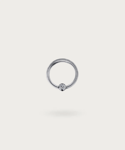 gefangener Ring silber snug