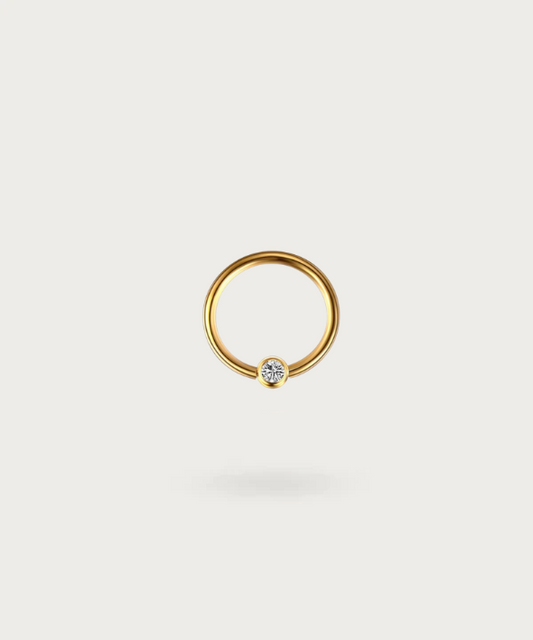 gefangener Ring Gold