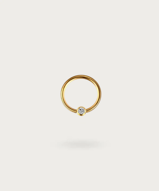 gefangener Ring Gold helix