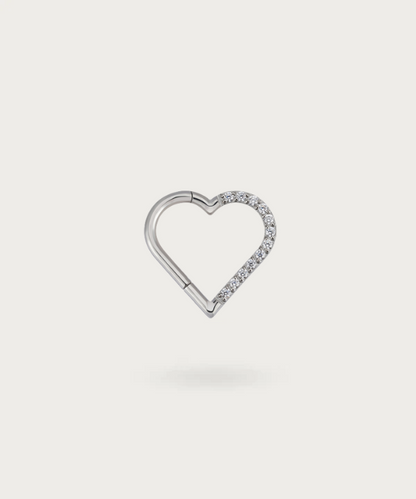 Herz Ohrpiercing helix piercing silber 925
