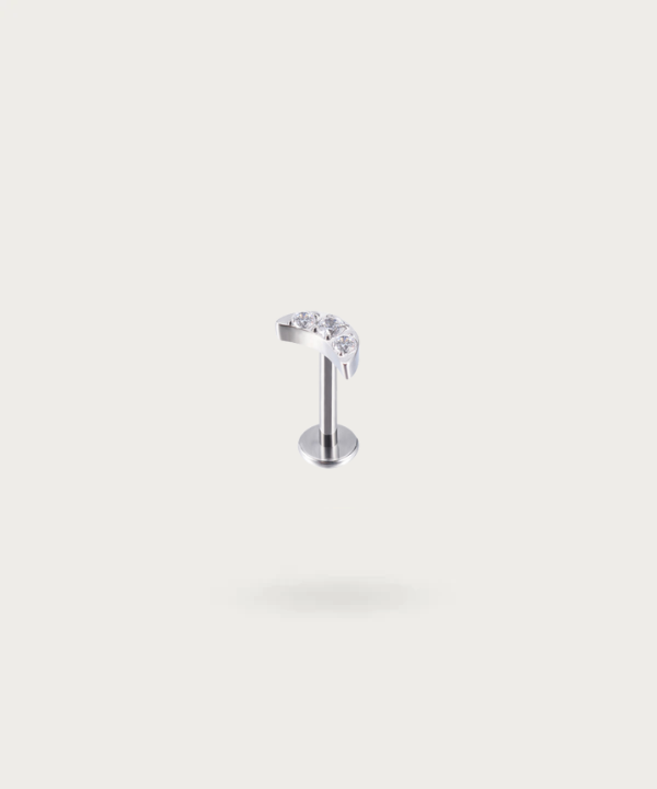 Titan-Silber-Ohrpiercing tragus