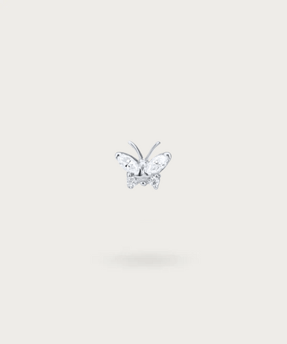 Piercing Ohrschmuck Schmetterling Silber