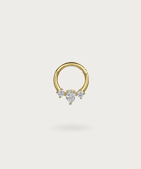 ring piercing gold