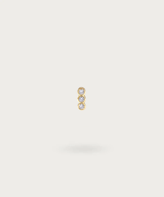 Ohrpiercing tragus vergoldet